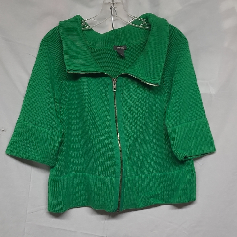 Kenneth Cole Reaction Vibrant Green Knit Sweater